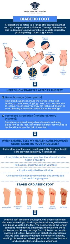 Dr. Nathan Plaskey, with his extensive experience, provides personalized treatment plans for diabetic foot care focused on protecting your feet, improving circulation, and preventing infections. We offer comprehensive diabetic foot care, including regular screenings, wound care, and custom orthotics, ensuring that your feet stay healthy and pain-free. Trust us to provide expert care tailored to your needs and get the best possible outcome for your diabetic foot care. For more information, contact us or request an appointment online. We are conveniently located at 11390 E. Via Linda, Ste 102, Scottsdale, AZ 85259. Dr. Nathan Plaskey, with his extensive experience, provides personalized treatment plans for diabetic foot care focused on protecting your feet, improving circulation, and preventing infections. We offer comprehensive diabetic foot care, including regular screenings, wound care, and custom orthotics, ensuring that your feet stay healthy and pain-free. Trust us to provide expert care tailored to your needs and get the best possible outcome for your diabetic foot care. For more information, contact us or request an appointment online. We are conveniently located at 11390 E. Via Linda, Ste 102, Scottsdale, AZ 85259.